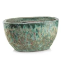 Podłużna donica ogrodowa ceramiczna 48x25 cm - Polnix
