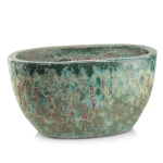 Podłużna donica ogrodowa ceramiczna 48x25 cm - Polnix