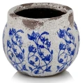 Ceramiczna osłonka z efektem postarzania Ø 18 cm - Polnix