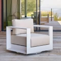 Fotel ogrodowy obrotowy Allure Beige Oatmeal - Hesperide