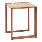 Mały stolik ogrodowy Allure, Beige Mahogany - Hesperide