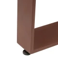 Niski stolik ogrodowy Allure 97x97x36 cm, Beige Mahogany - Hesperide