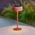 Lampa solarna stołowa Bolty 30 cm z aluminium, Mahogany - Hesperide
