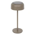 Lampa solarna stołowa Bolty 30 cm z aluminium, Coffee - Hesperide