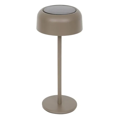 Lampa solarna stołowa Bolty 30 cm z aluminium, Coffee - Hesperide