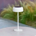 Lampa solarna stołowa Bolty 30 cm z aluminium, Clay beżowa - Hesperide