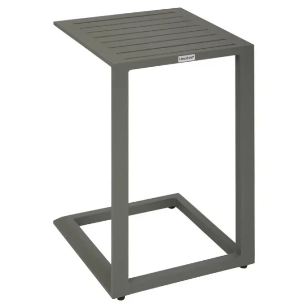 Mały stolik ogrodowy aluminiowy 38 x 38 cm Evasion, Laurel green - Hesperide