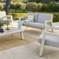 Sofa ogrodowa dwuosobowa Axiome, Clay beż - Hesperide