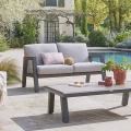 Sofa ogrodowa dwuosobowa Axiome, Praline - Hesperide