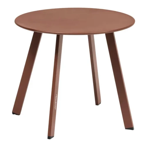 Mały stolik na balkon Saona Ø50, Mahogany - Hesperide