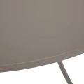 Stół ogrodowy okrągły rozkładany 4-osobowy Greensboro Ø85, Coffee - Hesperide