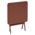 Mały stolik ogrodowy składany Greensboro 40x40, Mahogany - Hesperide