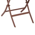 Mały stolik ogrodowy składany Greensboro 40x40, Mahogany - Hesperide