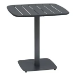 Stolik ogrodowy stalowy Alegoria 70x70, Graphite - Hesperide