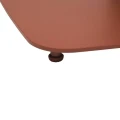 Stolik ogrodowy stalowy Alegoria 70x70, Mahogany - Hesperide