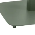 Stolik ogrodowy stalowy Alegoria 70x70, Laurel green - Hesperide