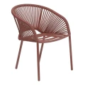 Krzesło ogrodowe z podłokietnikami Oryon, Mahogany - Hesperide