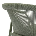 Krzesło ogrodowe z podłokietnikami Riu, Sage Laurel Green zielone - Hesperide