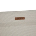 Leżak ogrodowy rozkładany na płasko Bayamo,  Linen Laurel Green - Hesperide