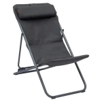 Leżak ogrodowy składany Mirael, Anthracite Graphite - Hesperide