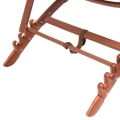 Nowoczesny leżak ogrodowy Samba, Mahogany - Hesperide