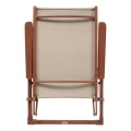 Fotel ogrodowy rozkładany Decima, Linen Mahogany - Hesperide