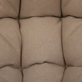 Bujany fotel ogrodowy w kształcie jajka Paopao, Beige Clay - Hesperide