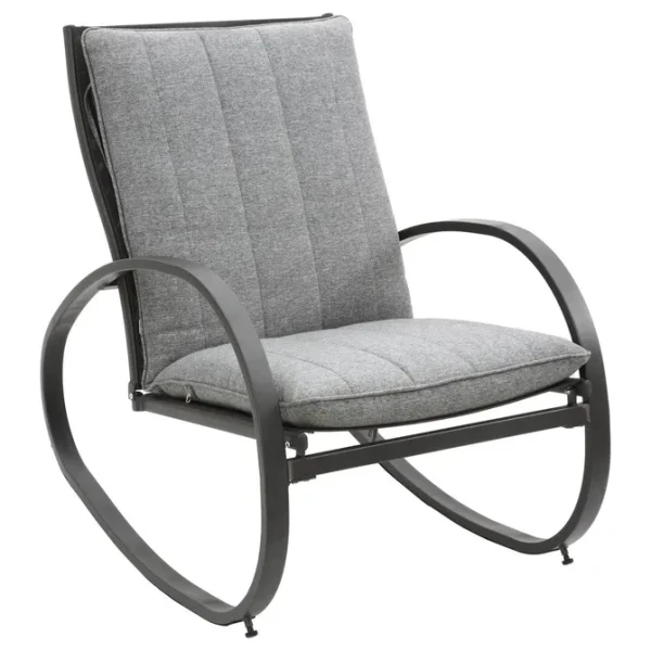 Fotel ogrodowy bujany Nevada, Graphite - Hesperide