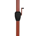 Parasol ogrodowy okrągły odchylany Loompa 3 m, Mahogany - Hesperide