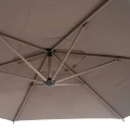 Parasol ogrodowy boczny, okrągły Manoa 3m, Coffee - Hesperide