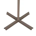 Parasol ogrodowy boczny, kwadratowy Manoa 2,5x2,5, Coffee - Hesperide