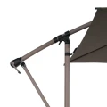 Parasol ogrodowy boczny, kwadratowy Manoa 2,5x2,5, Coffee - Hesperide
