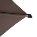 Parasol ogrodowy boczny, kwadratowy Manoa 2,5x2,5, Coffee - Hesperide