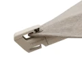 Parasol ogrodowy na wysięgniku kwadratowy 3x3 m Melhia z tkaniną olefin, Linen Clay - Hesperide