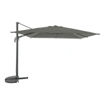 Parasol ogrodowy na wysięgniku kwadratowy 3x3 m Melhia z tkaniną olefin, Laurel Green zielony - Hesperide