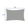 Żagiel ogrodowy Elyor 2x3 m, Coffee - Hesperide