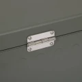 Skrzynia ogrodowa metalowa 510L, Edenio 130x60x78, zielona - Hesperide