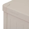 Skrzynia ogrodowa metalowa 510L, Edenio 130x60x78, beżowa - Hesperide