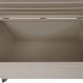 Skrzynia ogrodowa metalowa 670L, Edenio 141x72x78, beżowa - Hesperide