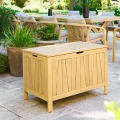 Skrzynia ogrodowa drewniana 165L Lodgia 90x50x58 cm - Hesperide