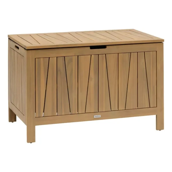 Skrzynia ogrodowa drewniana 165L Lodgia 90x50x58 cm - Hesperide