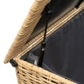 Skrzynia ogrodowa z rattanu syntetycznego 300L Savana 116x66x58 cm - Hesperide