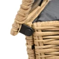 Skrzynia ogrodowa z rattanu syntetycznego 300L Savana 116x66x58 cm - Hesperide