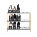 Organizer na buty kompaktowy, czarny - 5five