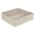 Organizer na ubrania do szafy 36x36cm Groomy 2 przegrody, beżowy - 5five