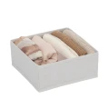 Organizer na ubrania do szafy 24,5x23,8cm Groomy 2 przegrody, beżowy - 5five