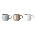 Ceramiczne kubki Addison, 3 sztuki - BLOOMINGVILLE