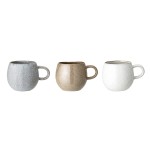 Ceramiczne kubki Addison, 3 sztuki - BLOOMINGVILLE