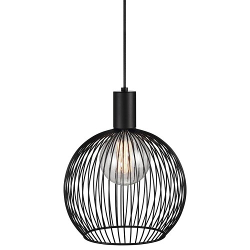 Czarna ażurowa lampa sufitowa Aver 30 z metalu DESIGN FOR THE PEOPLE BY NORDLUX