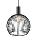 Czarna ażurowa lampa sufitowa Aver 40 z metalu DESIGN FOR THE PEOPLE BY NORDLUX